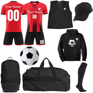 Kit d'uniformes de football personnalisables 2026 - Polyester respirant, Créez votre propre design d'équipe, Service OEM - Product Image 1