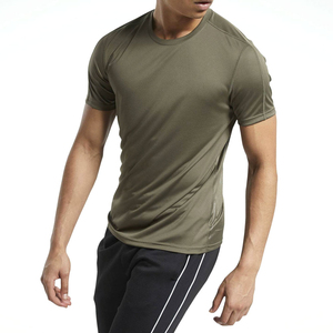 Camiseta personalizada de manga corta, elegante y a la moda, de algodón orgánico, con cuello redondo y dobladillo liso, para hombre. - Product Image 1