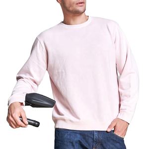 Logo personnalisé 420 GSM Pull en polyester et coton épais tricoté Sweat-shirt à col rond vierge surdimensionné pour hommes Sweats à capuche à la mode - Product Image 1