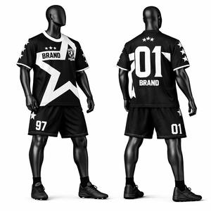 Camiseta de Fútbol Americano Personalizada para Hombre, Uniforme de Equipo con Nombre y Número, Transpirable - Product Image 3