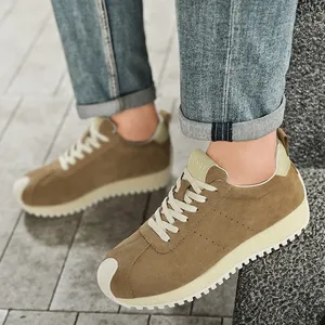 Zapatillas Deportivas Retro para Hombre 2025, Cómodas, de Corte Bajo, de Gamuza y Cuero Verde, con Plataforma - Product Image 4