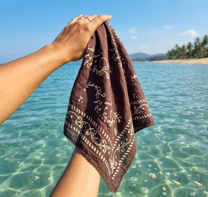 Wholesale Add A Touch Of Timeless Charm To Your Everyday <b>Style</b> With Our Hand Block Printed Cotton Bandana <b>Head</b> Scarf Hair Wrap - Product Image 2