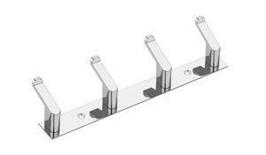 Sleek Stainless Steel Hanger Wall Mounted Hook <b>Rack</b> Modern Minimalist Clothes Organizer Anti Rust Coat Towel Bag Holder Bathroom - Product Image 6