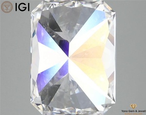 Diamant de laboratoire CVD taille Radiant 5,00 carats, couleur D, clarté VS1, certifié IGI, pour designs modernes – Éclat Spectaculaire - Product Image 3