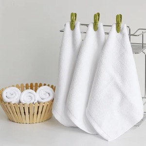 Toalla de Mano Premium de Algodón de Alta Densidad, Suave y Transpirable, para Baño, con Logotipo Personalizado OEM, al por Mayor, Blanca - Product Image 4