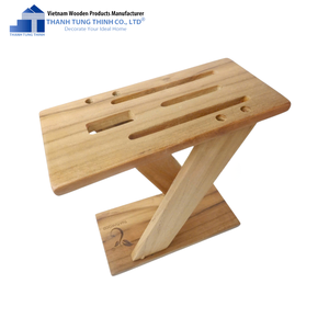 THANH TUNG THINH Bamboo <b>Kitchen</b> Storage Rack Rectangular Multifunctional Standing Type Minimalist Design for Spice and <b>Gadgets</b> - Product Image 6