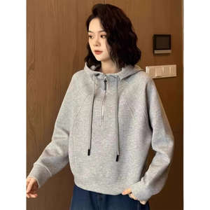 Sweat-shirt à capuche surdimensionné avec masque pour les yeux intégré, sweat-shirt à capuche unisexe en polaire doux pour femmes, sweat-shirt décontracté - Product Image 3