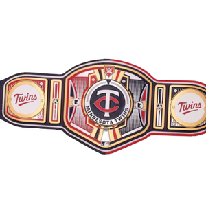 Cinturón de Campeonato de los Minnesota Twins, Cinturón de Lucha Libre y Béisbol Personalizable, Cinturón Deportivo Coleccionable de Alta Calidad para Fanáticos - Product Image 2