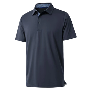 Polo de bureau pour homme, style professionnel décontracté, logo personnalisé, fournisseur OEM - Product Image 2