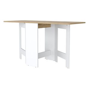 Tavolo da pranzo pieghevole bianco Kailua Design salvaspazio con 3 forme di piegabilità - Product Image 5