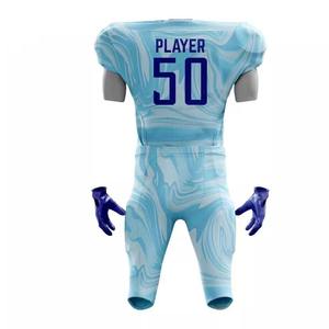 Nuevo Uniforme de Fútbol Americano Personalizado para Hombre, Antibacteriano, 100% Poliéster, Manga Corta, Letra Frontal, Servicio OEM - Product Image 6