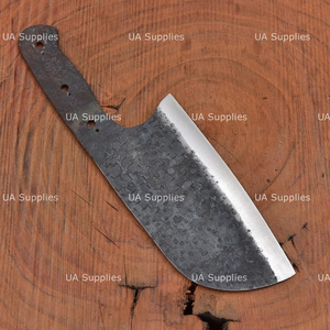 Cuchillo de Chef Serbio Forjado a Mano UA Supplies, Hoja en Bruto de Acero de Alto Carbono, Punta Caída, Cuchilla de Cocina, Suministro de Fábrica OEM, 11 Pulgadas - Product Image 4