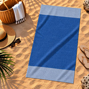 Best Quality 100% Cotton <b>Turkish</b> Fouta <b>Towel</b> Quick-Dry & Eco-Friendly Striped Design 160 GSM for Beach, Travel Use - Product Image 5