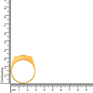 Anillo de Diamantes Hexa Diamond para Hombre, Anillo de Oro Amarillo de Lujo con Halo de Diamantes Pavé, Detalles en Oro Blanco y Elegante Vástago Curvo - Product Image 4
