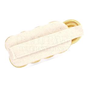 Épaulettes dorées tressées à coudre, épaulettes de cérémonie, insignes de grade, décorations d'uniforme en tissu tissé, badges brodés classiques - Product Image 6