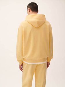 Sudadera con Capucha Amarilla para Hombre, Estilo Casual, Oversize, 100% Algodón, para Primavera, Manga Regular, ASKIM IMPEX - Product Image 2