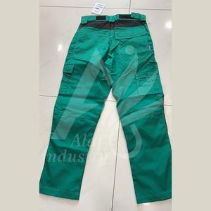 Pantalones DE TRABAJO DE SEGURIDAD DE algodón protector con múltiples bolsillos Ropa DE TRABAJO DE HOMBRE reflectante de alta visibilidad - Product Image 1