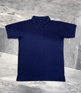 Camisetas Polo de secado rápido de algodón 100% para hombre, ropa de fitness de punto transpirable personalizable con diseño en blanco disponible al por mayor - Product Image 1