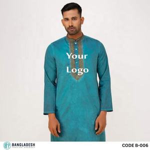 Kameez Panjabi Islámico para Hombre, Diseño Saudí, 100% Algodón Orgánico de Buena Calidad, Diseño Moderno, Largo hasta la Rodilla, Tallas Grandes - Product Image 3