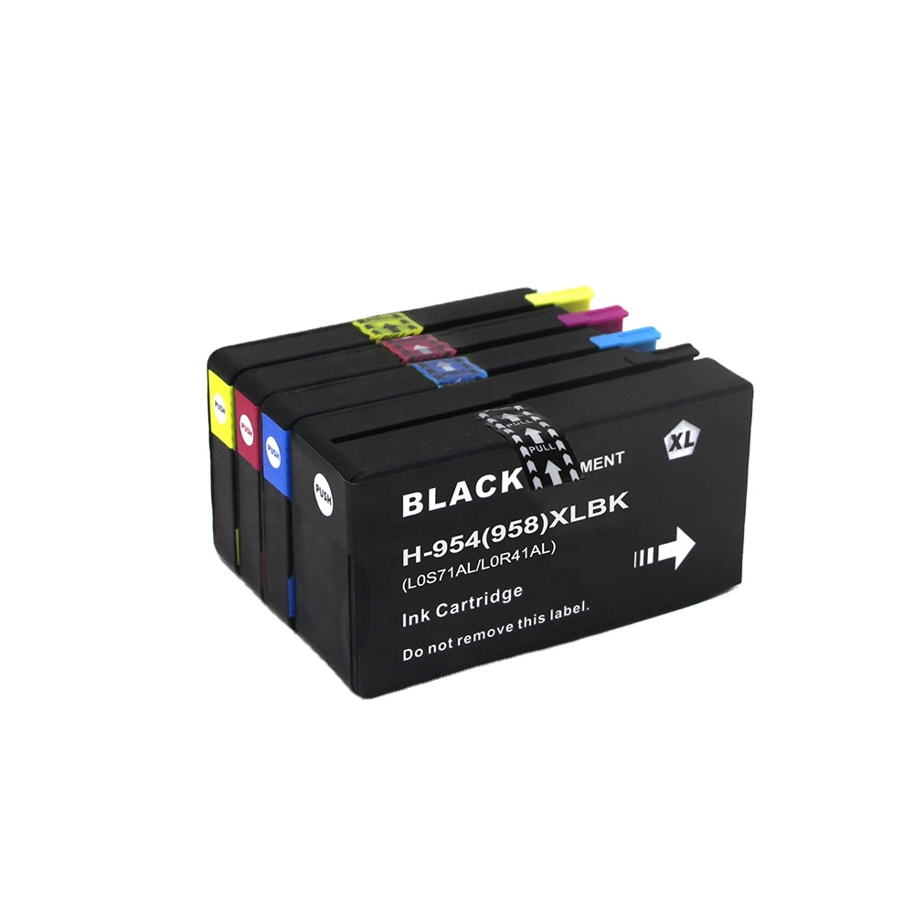 Цветной совместимый чернильный картридж Tatrix 958 958XL 954 954XL для HP OfficeJet 7720 7740. Чернильный картридж 958XL 954Xl