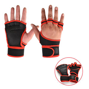 Guantes de Piel para Levantamiento de Pesas, de Alta Calidad, Unisex, Transpirables, que Absorben la Humedad, para Gimnasio y Fisicoculturismo, Venta al Por Mayor - Product Image 3