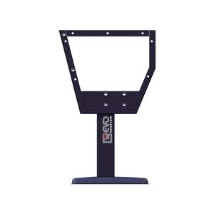 Pierna con recubrimiento en polvo negro al por mayor para marco de asiento de silla de cine con fijación fuerte al suelo - Product Image 2