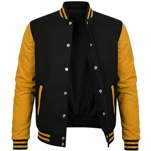 Chaqueta de béisbol de diseño personalizado para hombre Voristy - Product Image 4