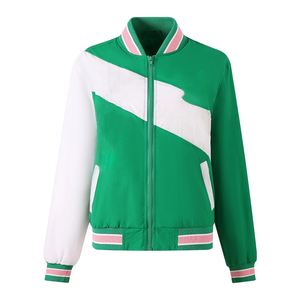 Chaqueta Cortavientos con Cremallera Completa Fotocrómica UV AKA, Verde, Blanco, Rosa, Cambia de Color, Tallas Grandes, Estampado, con Capucha, Estilo Universitario Urbano - Product Image 1