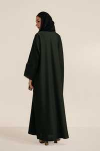 Abaya Musulmana Premium para Mujer, Ropa Islámica al por Mayor, Abaya Modesta de Longitud Completa, Transpirable, de Manga Larga, Abaya Abierta hasta el Suelo - Product Image 6