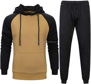 New Custom Design and Logo Raglan Sleeves Pullover Hoodie and <b>Jogger</b> Set Streetwear Sportswear Gym <b>Slim</b> <b>Fit</b> Tracksuits - Product Image 5