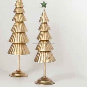 Ornements de table pour arbre de Noël en métal personnalisés en gros Nouvelles décorations de Noël pour la période des fêtes - Product Image 2