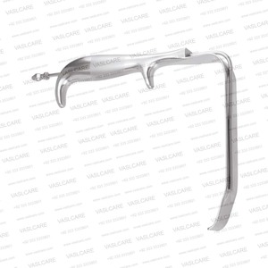Écarteur mammaire Tebbetts avec aspiration sans fibre optique en acier inoxydable pour évacuation des fumées, instruments de chirurgie plastique - Product Image 4