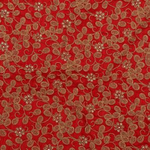 Premium Sequence Embroidery Fabric For Women Fashion Wear Designer <b>Garments</b> Party Wear Dresses Kaftan Abaya Bridal Wear - Product Image 2