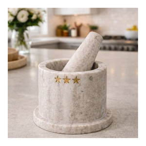 Bocaux à sel de luxe de qualité supérieure, en marbre naturel, faits à la main, durables, légers, au design traditionnel, écologiques, pour la vente en gros - Product Image 1