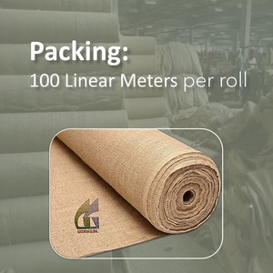 Toile de jute de 150 pouces de large, 9 oz, rouleau de 100 m, 100 % écologique, fabricant de tissu de jute, vente en gros Goodman Global Bangladesh - Product Image 3