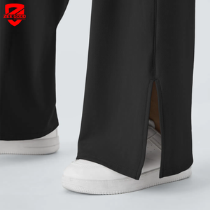 Pantalon de sport évasé V-Cross Fitness pour le levage des fessiers, taille croisée, leggings de yoga, tenue de sport pour la gym et l'extérieur, pantalon large pour l'entraînement - Product Image 4