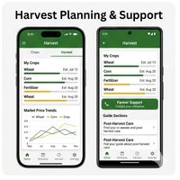 Application d'agriculture intelligente mobile hybride RoyalCraft Weather Farming Crop Forecast Enterprise pour iOS/Android/Linux/Mac (en stock)