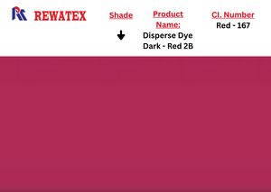 Colorant dispersé rouge foncé 2B, numéro CI Rouge 167, traitement textile - Product Image 1
