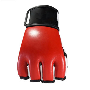 ถุงมือ MMA ระดับมืออาชีพสำหรับฝึกซ้อมต่อสู้ - วัสดุหนัง ปรับแต่งสีและโลโก้ได้ ดีไซน์ทนทาน - Product Image 4