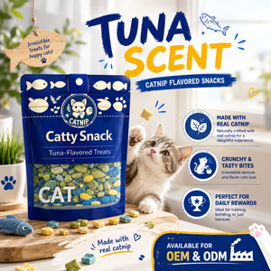 Nourriture pour chats OEM à la catnip |   Croquettes sèches de qualité supérieure pour les marques de produits pour animaux de compagnie en marque blanche - Product Image 4