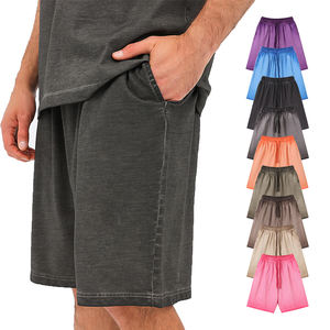 Pantalones Cortos Unisex de Alta Calidad, 180 g/m², Felpa Francesa, Logotipo Personalizado al por Mayor, Spandex/Algodón Orgánico, Cordón Ajustable, Transpirables - Product Image 1