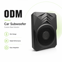 Amplificateur de subwoofer sous siège en aluminium ODM le plus populaire avec amplificateur pour voiture et réglage via application Android