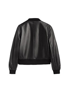 แจ็คเก็ตบอมเบอร์หนังคลาสสิก - Product Image 2