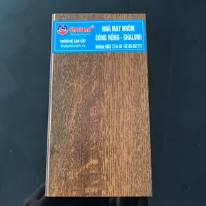 Profilés en T en alliage d'aluminium série 6000 Shalumi, épaisseur/couleur personnalisées, revêtement en poudre, pour rideaux de fenêtre, décorations, soudage - Product Image 4