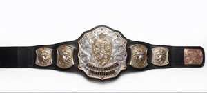 World Heavyweight Championship <b>Belt</b> Unisex Durable Thickness High Waist <b>Wrestling</b> Training Martial Arts Equipment - Product Image 4