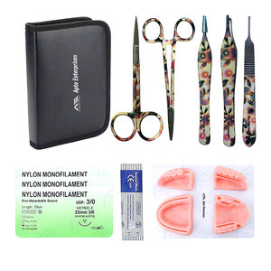Teaching Supplies Surgical Suture Skin Operate Training <b>Kit</b> for First Aid and Dental Practice with High Quality Instrument - Product Image 1