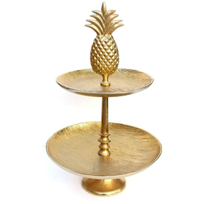 Support à gâteau plaqué or pour la maison, l'hôtel, la décoration de fête d'anniversaire, ustensiles de cuisine, outils de pâtisserie, fait main, haute qualité - Product Image 1