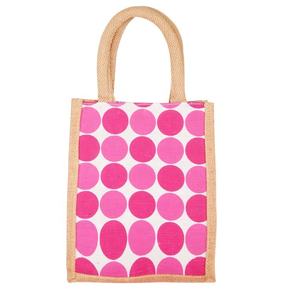 Bolsos de tela reutilizables ecológicos con logotipo personalizado, bolso de yute de playa para mujer para compras, bolso de mano laminado promocional - Product Image 1