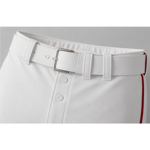 เสื้อเบสบอลสีแดงแบบกำหนดเองพร้อมแถบสีดำที่แขนเสื้อ หมายเลข 03 ปักลาย Tackle Twill ทรงปกติสำหรับผู้ชาย แขนสั้น - Product Image 2