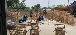 Fauteuils d'appoint en rotin naturel Handwicker, style mid-century, pour salon, salle à manger, jardin, en provenance du Vietnam - Product Image 6